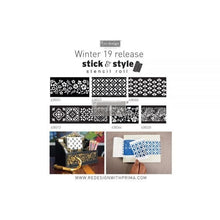 Load image into Gallery viewer, Redesign Stick &amp; Style Stencil Roll 4&quot; 15 yards- Calypso Lattice
