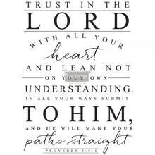 Load image into Gallery viewer, REDESIGN DECOR TRANSFERS® – TRUST IN THE LORD – 3 SHEETS, DESIGN SIZE 22″ X 30″
