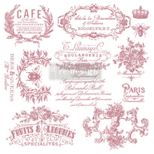 Load image into Gallery viewer, CLEARLY-ALIGNED DÉCOR STAMPS - I See Paris - 12x12 clear cling
