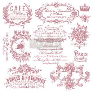 CLEARLY-ALIGNED DÉCOR STAMPS - I See Paris - 12x12 clear cling