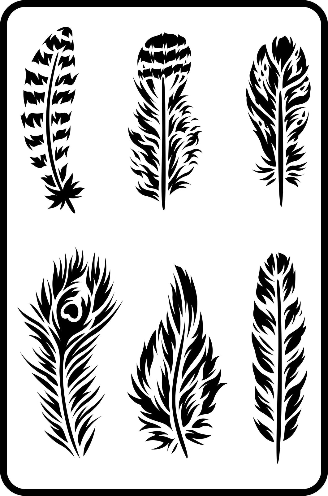 Feathers | JRV Stencils